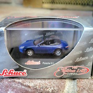 Schuco Porsche 911 Convertible Model Car - 1:87 Scale